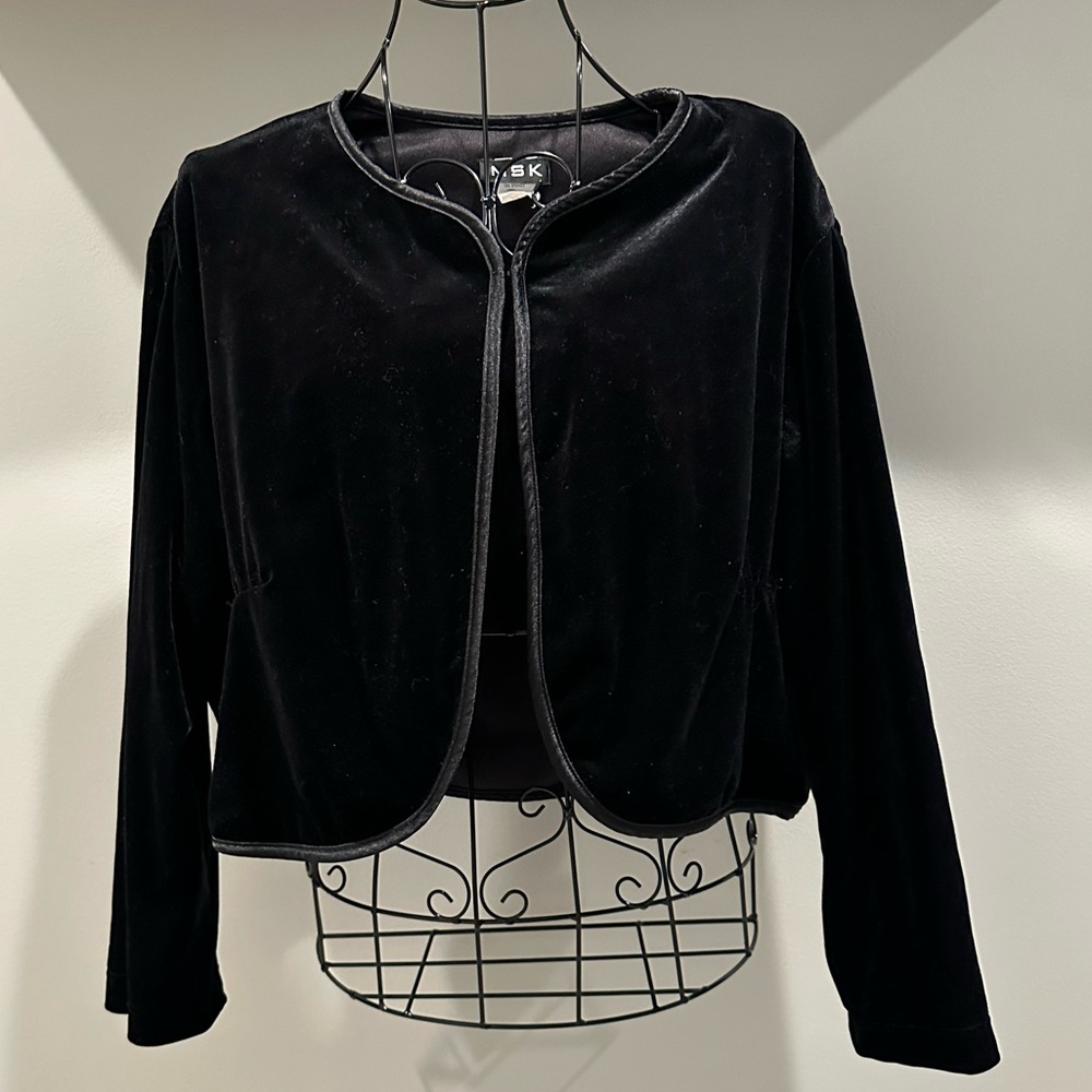Velvet cardigan